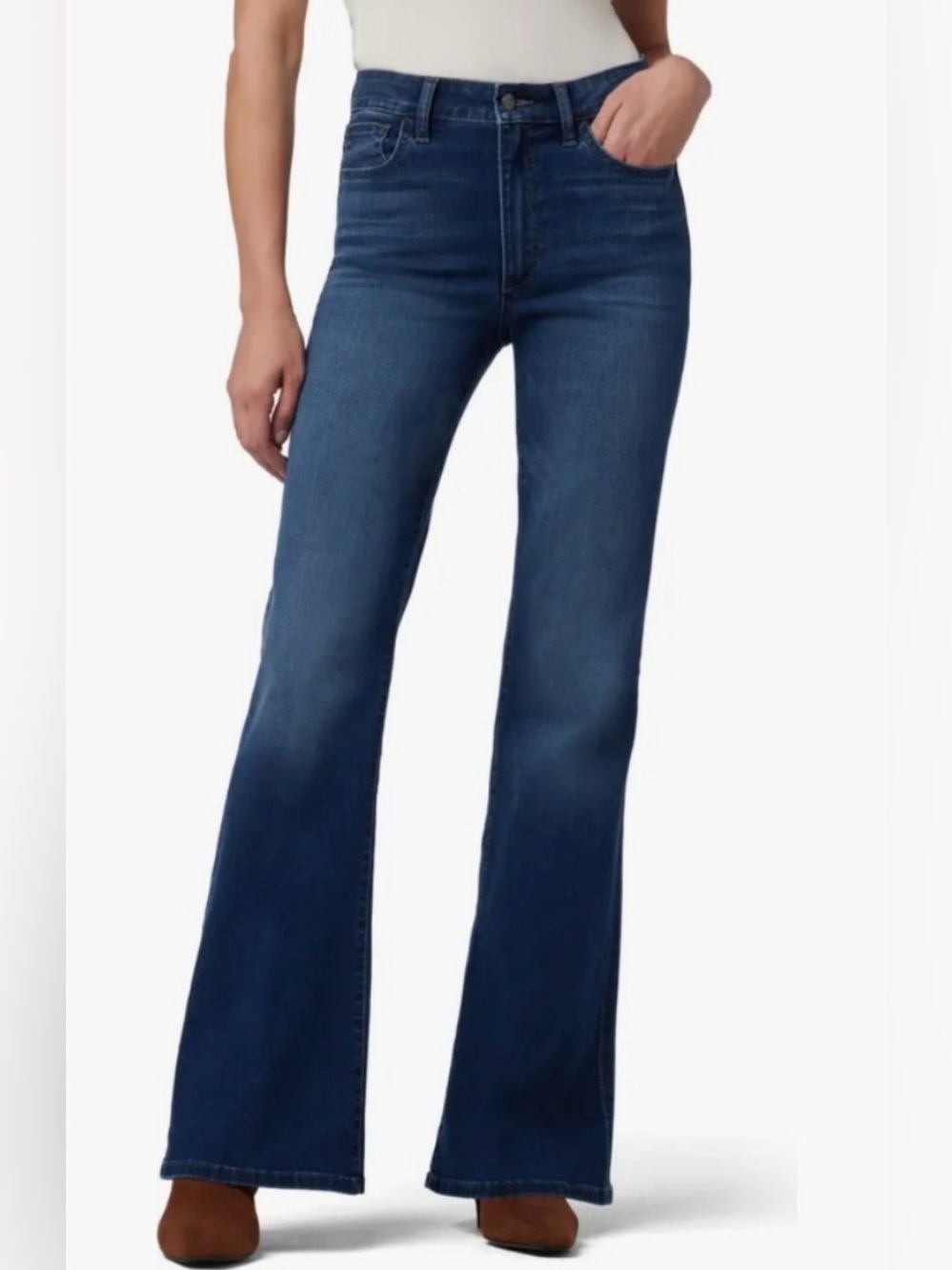 Joes | Cosima flare leg medium blue denim jeans Women’s size 28 inseam 34” tall